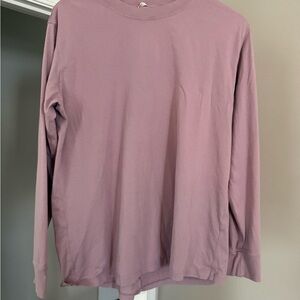Lululemon Athletica Dusty Pink Long Sleeve Top